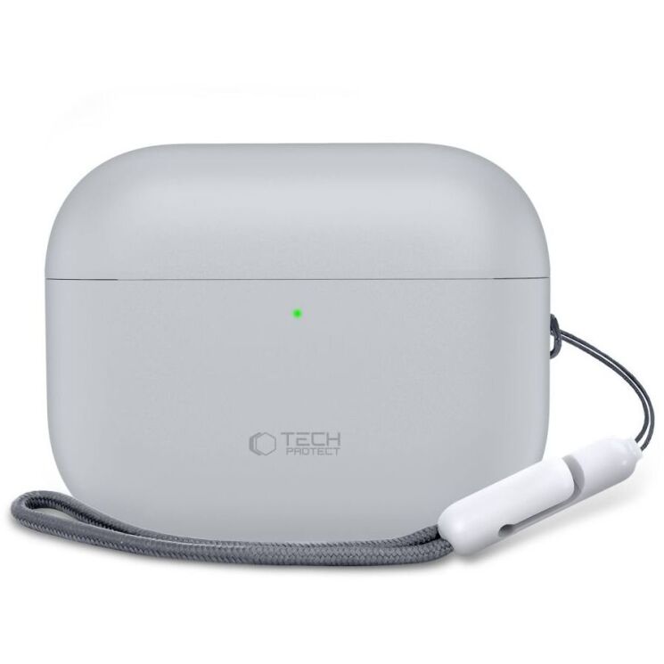 Защитный чехол Tech-Protect Silicone Case для AirPods Pro 3 - Crayon Grey: фото 3 из 7