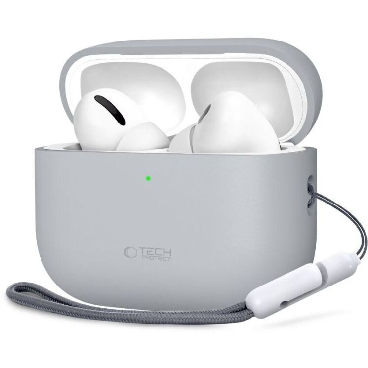 Защитный чехол Tech-Protect Silicone Case для AirPods Pro 3 - Crayon Grey: фото 1 из 7