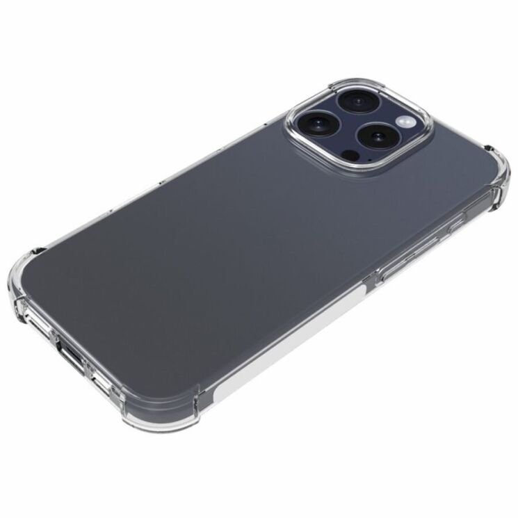 Защитный чехол UniCase AirBag для Apple iPhone 16 Pro - Transparent: фото 4 из 5