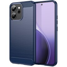 Захисний чохол UniCase Carbon для OPPO Reno 14 F/FS - Blue: фото 1 з 10