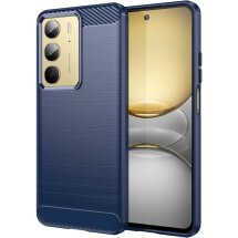 Защитный чехол UniCase Carbon для Realme C75 - Blue: фото 1 из 8