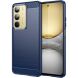 Защитный чехол UniCase Carbon для Realme C75 - Blue (374324L). Фото 1 из 8