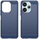 Защитный чехол UniCase Carbon для Xiaomi Redmi 13 - Blue (358912L). Фото 2 из 10