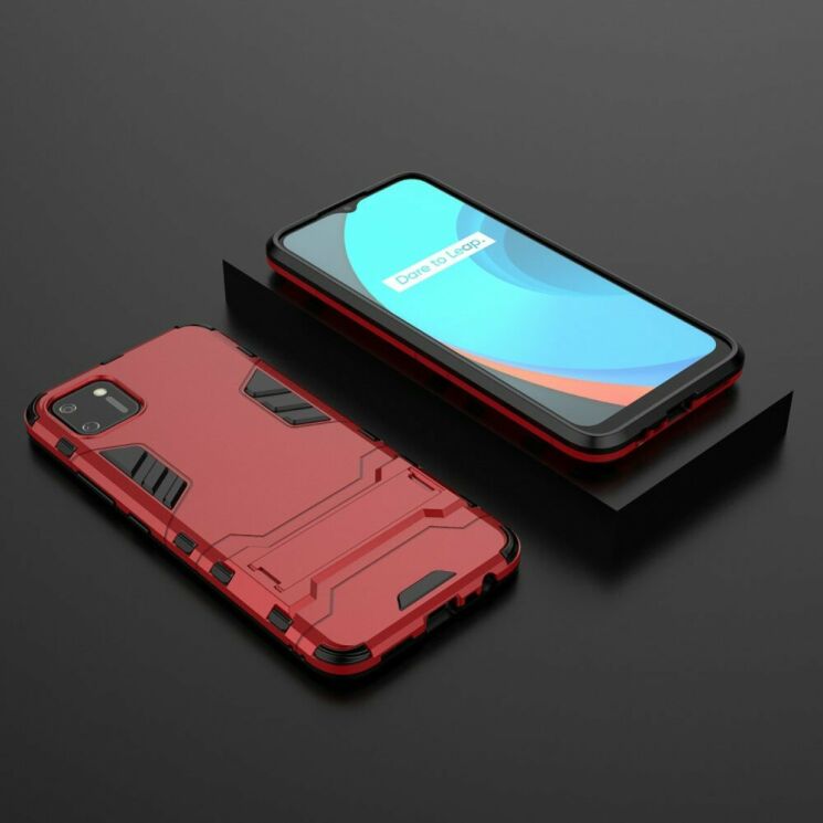 Защитный чехол UniCase Hybrid для Realme C11 - Red: фото 5 из 6
