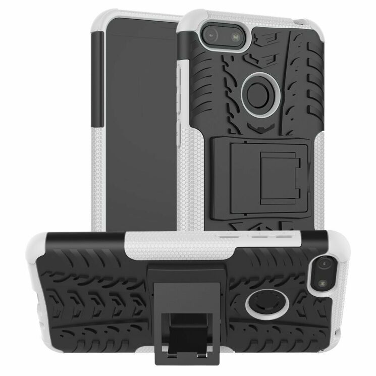 Защитный чехол UniCase Hybrid X для Motorola Moto E6 Play (XT2029) - Black / White: фото 1 из 8