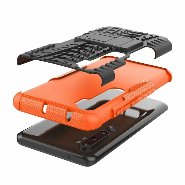Защитный чехол UniCase Hybrid X для Xiaomi Mi Note 10 / Mi Note 10 Pro - Orange: фото 6 из 8