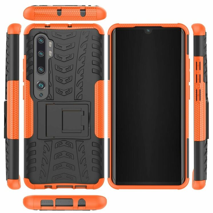 Защитный чехол UniCase Hybrid X для Xiaomi Mi Note 10 / Mi Note 10 Pro - Orange: фото 8 из 8