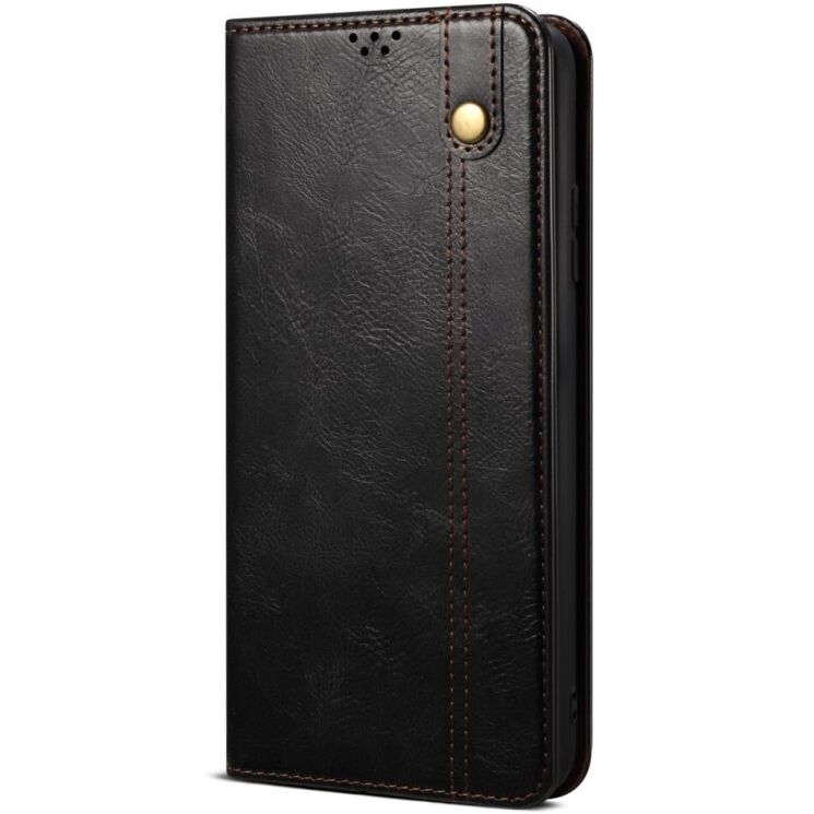 Защитный чехол UniCase Leather Wallet для Apple iPhone 16 Plus - Black: фото 4 из 10