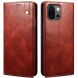 Захисний чохол UniCase Leather Wallet для OnePlus 13T - Brown (381402Z). Фото 1 з 7