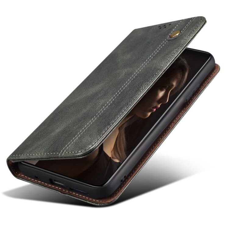 Захисний чохол UniCase Leather Wallet для Samsung Galaxy M15 (M156) - Green: фото 4 з 6