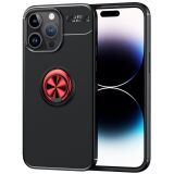 Захисний чохол UniCase Magnetic Ring для Apple iPhone 15 Pro - Black / Red (329312BR)