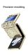 Защитный чехол UniCase Mechanical Legend для Samsung Galaxy Flip 5 - Silver (332437S). Фото 9 из 12
