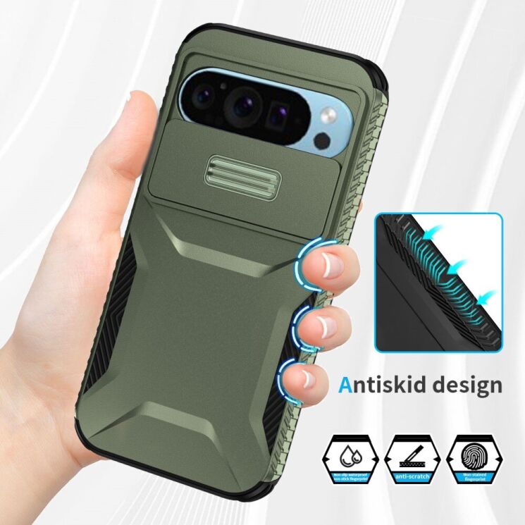 Защитный чехол UniCase Shuttle Guard для Google Pixel 9 / 9 Pro - Green: фото 3 из 7