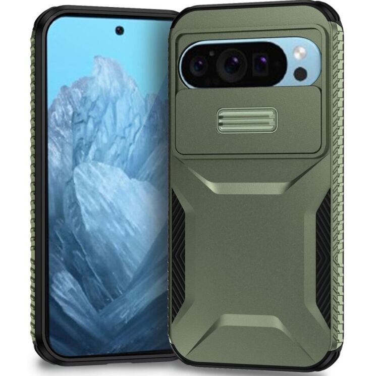 Защитный чехол UniCase Shuttle Guard для Google Pixel 9 / 9 Pro - Green: фото 1 из 7