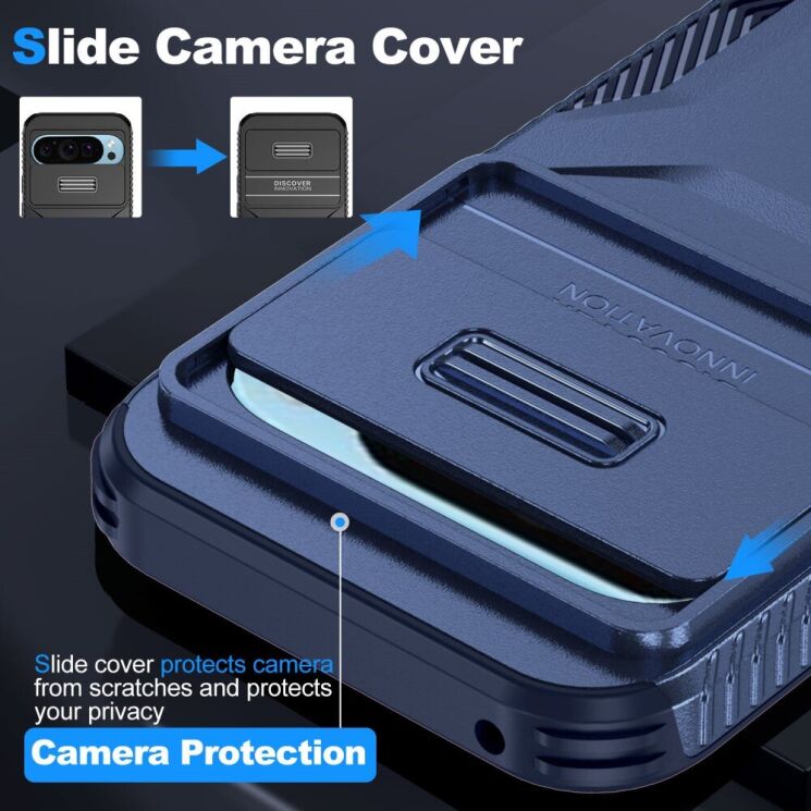 Защитный чехол UniCase Shuttle Guard для Google Pixel 9 / 9 Pro - Green: фото 6 из 7