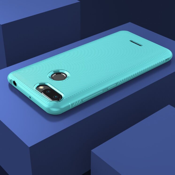 Захисний чохол UniCase Twill Soft для Xiaomi Redmi 6 - Cyan: фото 4 з 7