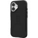 Захисний чохол URBAN ARMOR GEAR (UAG) Civilian MagSafe для Apple iPhone 16 - Black (360752B). Фото 2 з 8