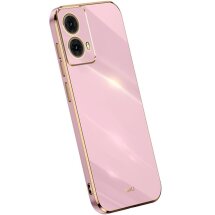 Защитный чехол XINLI Porcelain Design для Motorola Moto G85 - Purple: фото 1 из 7