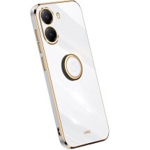Захисний чохол XINLI Porcelain Ring для Xiaomi Poco X7 Pro - White: фото 1 з 6