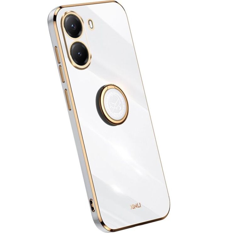 Захисний чохол XINLI Porcelain Ring для Xiaomi Poco X7 Pro - White: фото 1 з 6