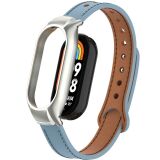 Захисний комплект Deexe Leather Kit для Xiaomi Mi Smart Band 8 - Baby Blue (326013TT)