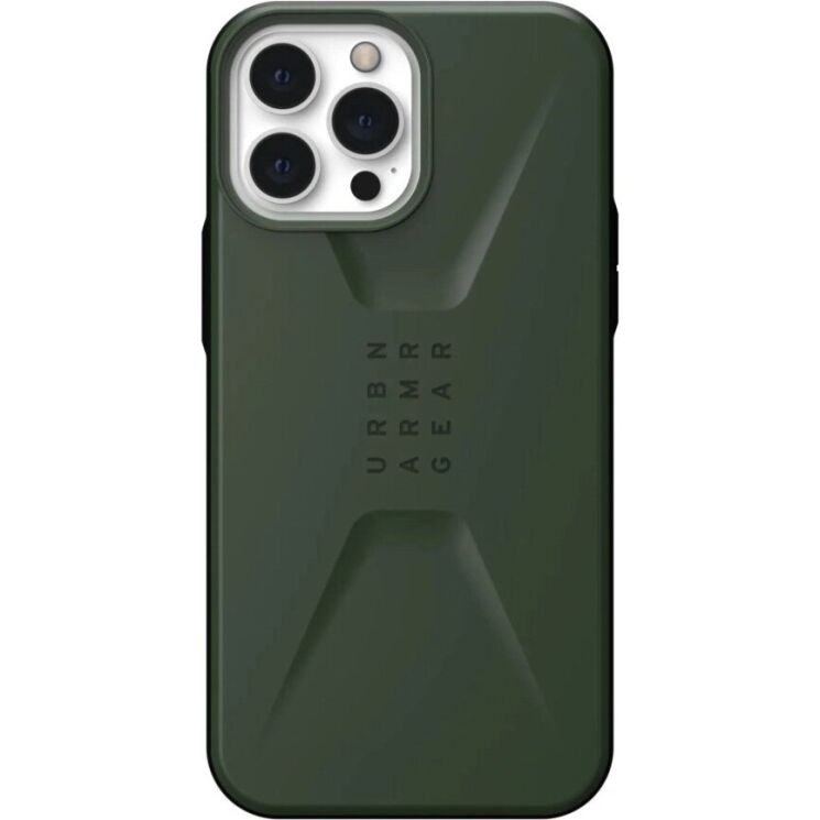 Защитный чехол URBAN ARMOR GEAR (UAG) Civilian для iPhone 13 Pro - Olive: фото 2 из 9