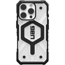 Защитный чехол URBAN ARMOR GEAR Pathfinder Clear Pro для iPhone 16 Pro (114464114344) - Ice / Black: фото 1 из 16