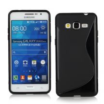 Силиконовая накладка Deexe S Line для Samsung Galaxy Grand Prime (G530/531) - Black: фото 1 з 7