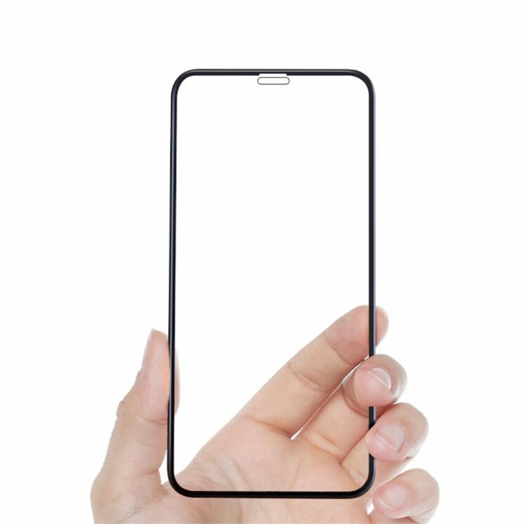 Захисне скло AMORUS Full Glue Tempered Glass для Apple iPhone 11 Pro Max - Black: фото 2 з 4