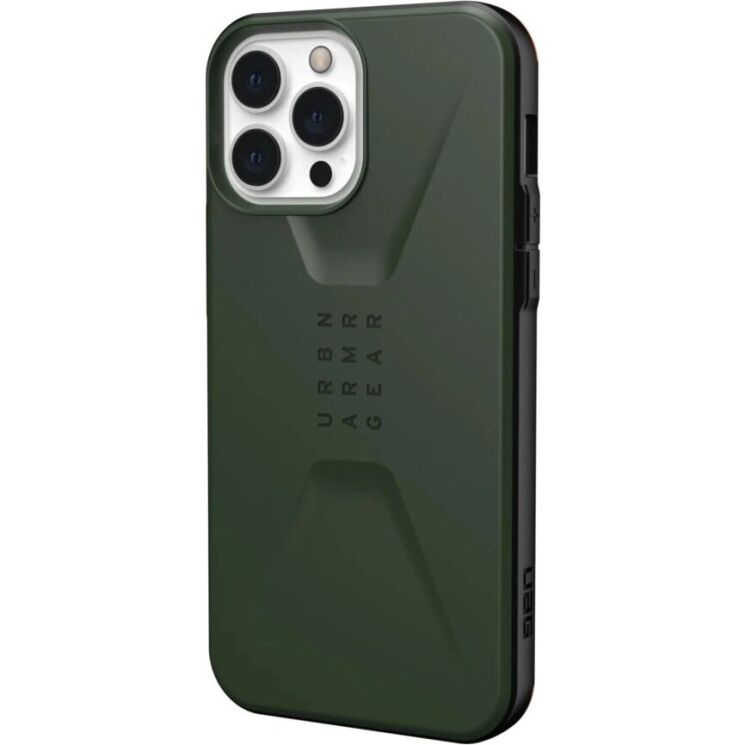 Защитный чехол URBAN ARMOR GEAR (UAG) Civilian для iPhone 13 Pro - Olive: фото 3 из 9