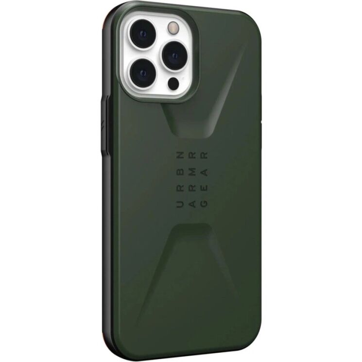 Защитный чехол URBAN ARMOR GEAR (UAG) Civilian для iPhone 13 Pro - Olive: фото 1 из 9