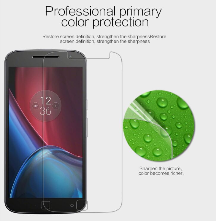 Антиблікова плівка NILLKIN Matte для Motorola Moto G4 Plus: фото 2 з 6
