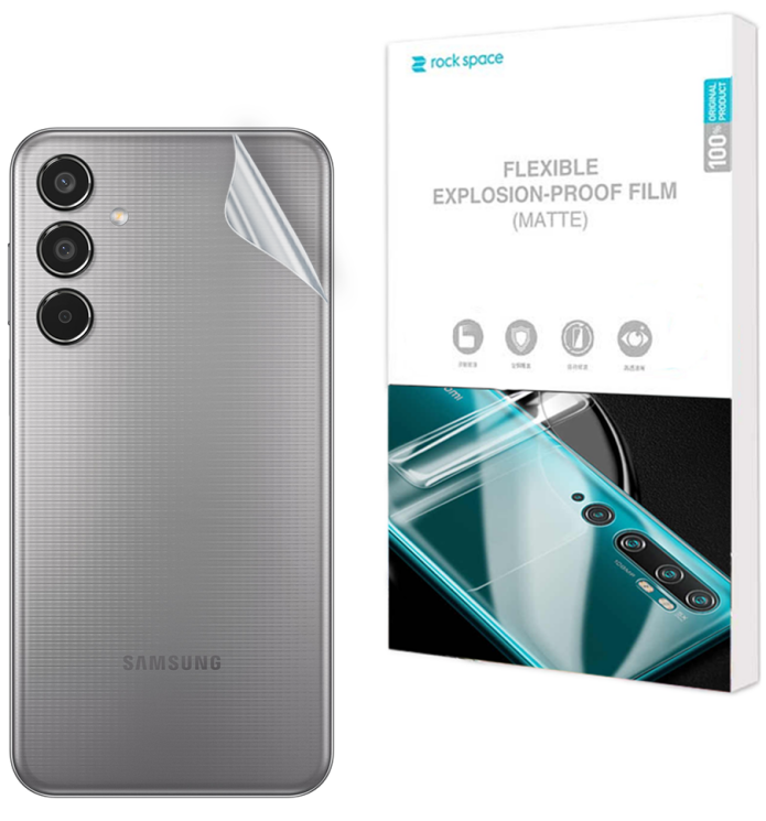 Антиблікова плівка на задню панель RockSpace Explosion-Proof Matte для Samsung Galaxy M35 (M356): фото 1 з 9
