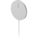 Бездротовий зарядний пристрій Baseus Simple Mini 3 (15W) CCJJ040012 - Silver (958215S)