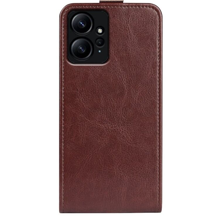 Чехол Deexe Flip Case для Xiaomi Redmi Note 12 - Brown: фото 5 из 6