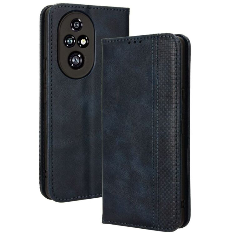 Чохол Deexe Retro Style для Honor 200 Pro - Blue: фото 1 з 7