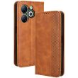 Чехол Deexe Retro Style для Infinix Smart 8 - Brown (344101Z)
