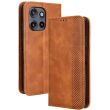 Чехол Deexe Retro Style для Motorola Edge 50 Neo - Brown (367110Z)