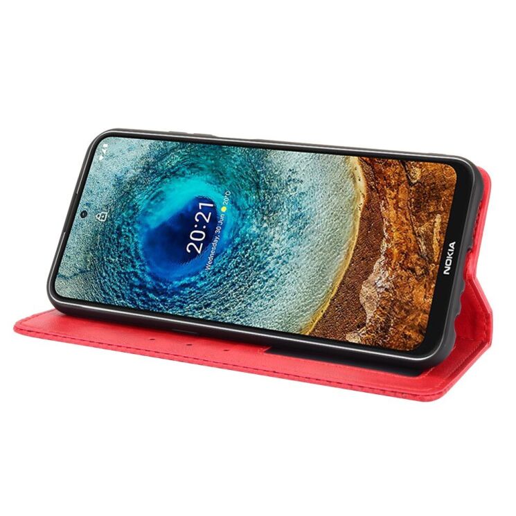 Чохол-книжка Deexe Retro Style для Nokia X10 / X20 - Red: фото 2 з 13