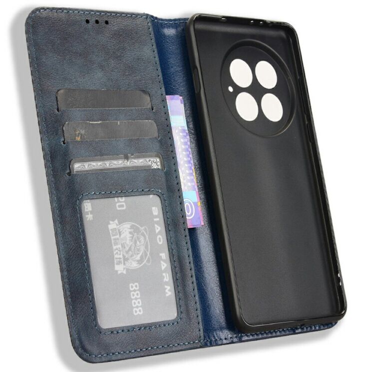Чехол Deexe Retro Style для OnePlus 13 - Blue: фото 4 из 7