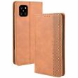 Чехол Deexe Retro Style для Samsung Galaxy Note 10 Lite (N770) - Brown (263728Z)