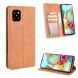 Чехол Deexe Retro Style для Samsung Galaxy Note 10 Lite (N770) - Brown (263728Z). Фото 6 из 12