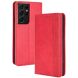 Чехол Deexe Retro Style для Samsung Galaxy S21 Ultra (G998) - Red (300935R). Фото 2 из 16