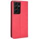 Чехол Deexe Retro Style для Samsung Galaxy S21 Ultra (G998) - Red (300935R). Фото 7 из 16