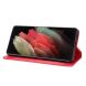 Чехол Deexe Retro Style для Samsung Galaxy S21 Ultra (G998) - Red (300935R). Фото 6 из 16