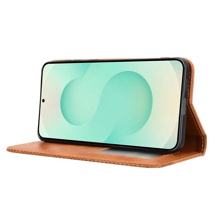 Чехол Deexe Retro Style для Samsung Galaxy S25 Edge (S937) - Brown: фото 4 из 7
