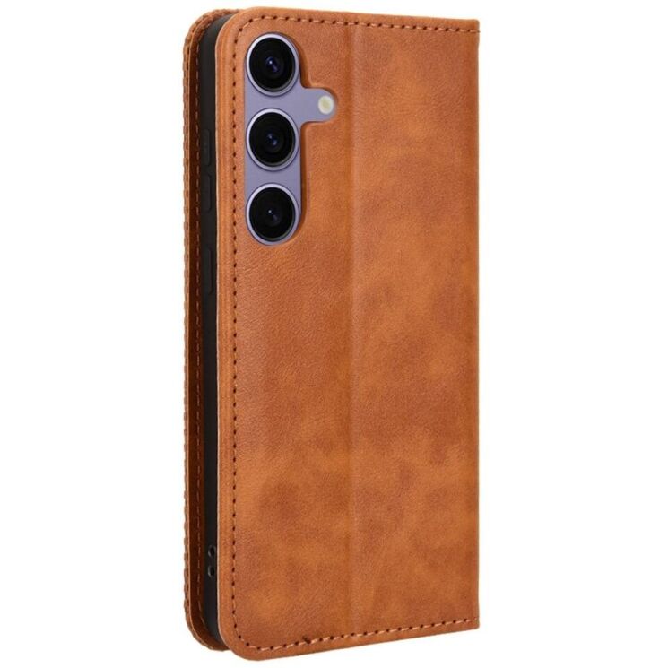 Чехол Deexe Retro Style для Samsung Galaxy S25 Plus (S936) - Brown: фото 6 из 7