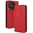 Чехол Deexe Retro Style для TECNO Camon 30 (CL6) - Red (352109R)