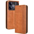 Чехол Deexe Retro Style для TECNO Pova 6 - Brown (354101Z)