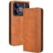 Чехол Deexe Retro Style для TECNO Pova 6 - Brown (354101Z). Фото 1 из 7